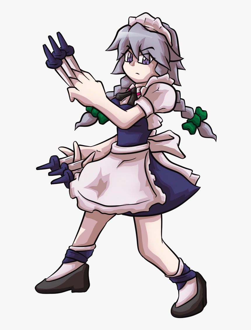 Touhou- Sakuya Izayoi - Sakuya Touhou Render, HD Png Download, Free Download