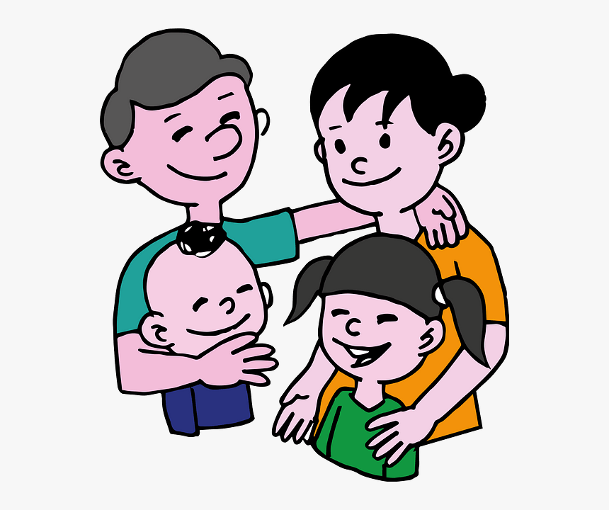 Ayah Dan Ibu Kartun, HD Png Download, Free Download