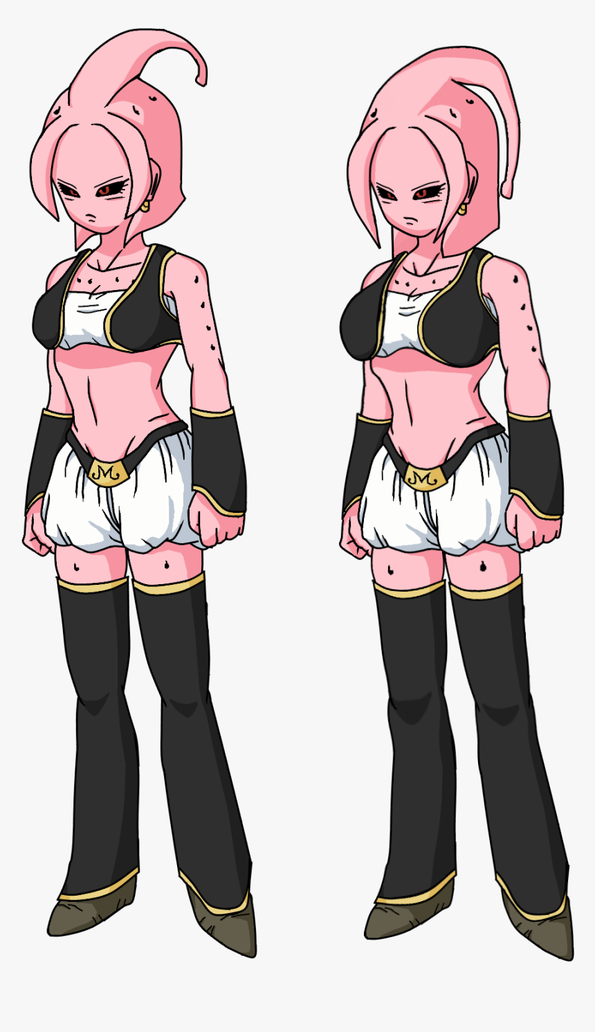 Majin Buu Vegeta Dragon Ball Goku Female - Dragon Ball Majin Buu Girl, HD Png Download, Free Download