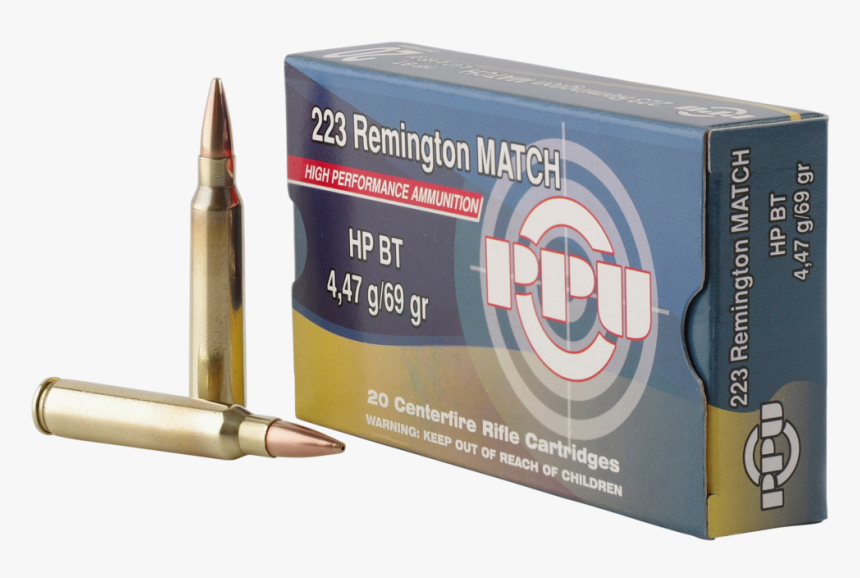 Ppu Ppm2231 Match 223 Remington/5 - 7.62 X54r Ppu, HD Png Download, Free Download