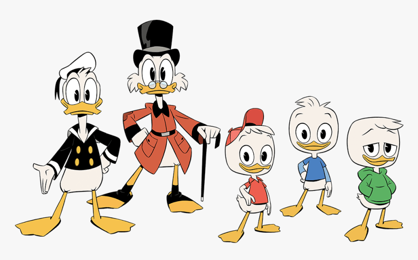 Ducktales Sivun Ylakuva - Ducktales Huey Dewey Louie And Webby, HD Png Download, Free Download