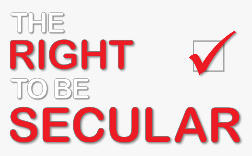 The Right To Be Secular Logo - Carmine, HD Png Download, Free Download