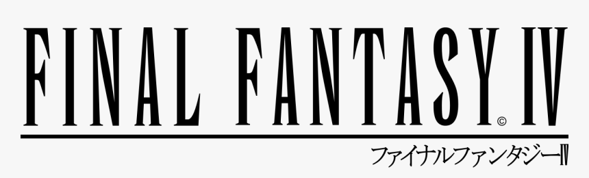 Final Fantasy 4 Logo Png, Transparent Png, Free Download