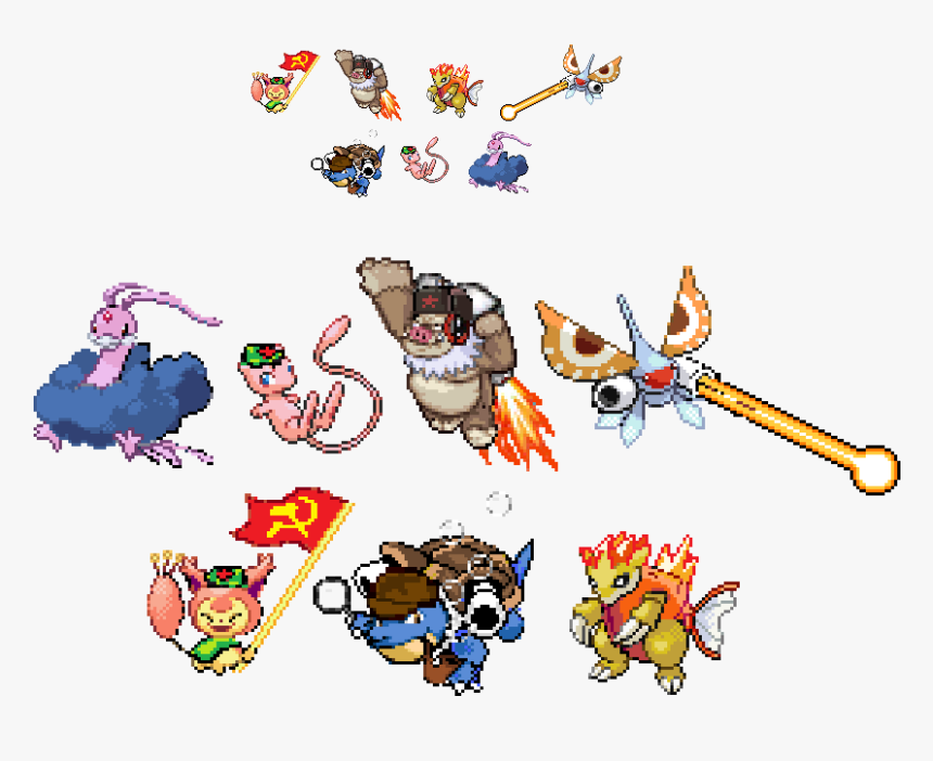 Pokemon Fire Red Sprites, HD Png Download - kindpng.