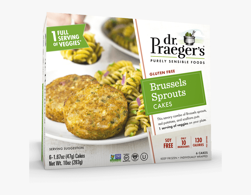 Praeger"s Brussels Sprouts Cakes Package - Dr Praeger's Patties, HD Png Download, Free Download