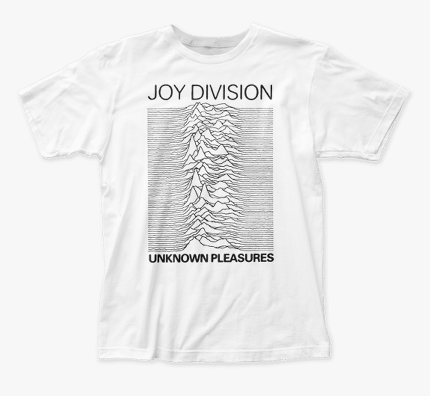 White Joy Division Unknown Pleasures T-shirt - Active Shirt, HD Png Download, Free Download