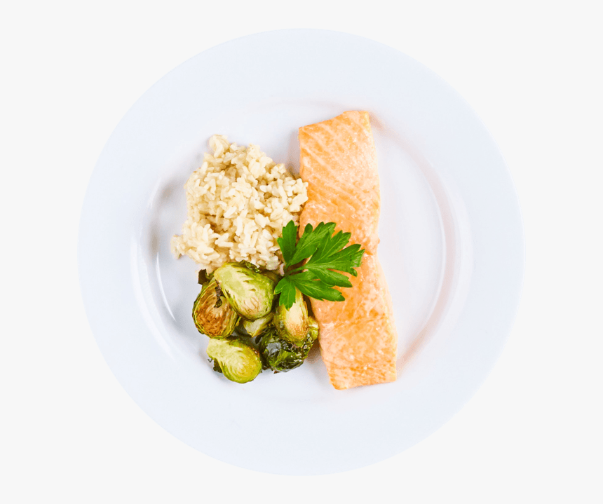 Salmon Brussel Sprouts And Rice, HD Png Download, Free Download