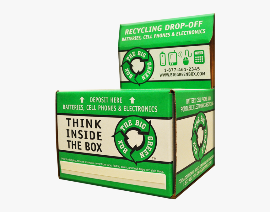 The Little Green Box - Recycling Box For Batteries, HD Png Download, Free Download