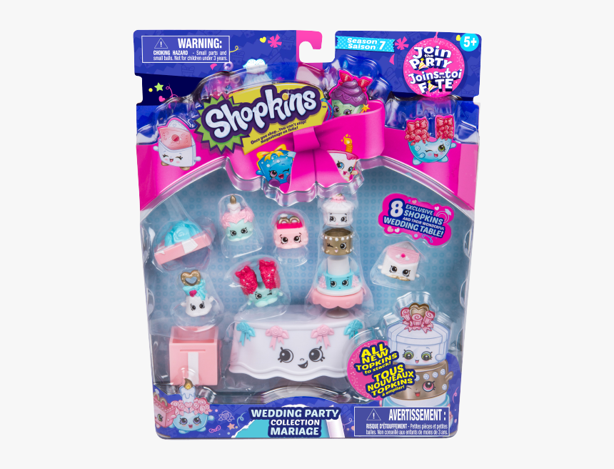 Shopkins Season 7 Wedding Party Box - Shopkins Join The Party Collection, HD Png Download, Free Download