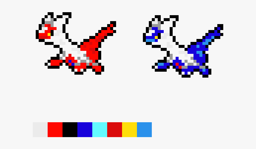 Pixel Latias And Latios, HD Png Download, Free Download