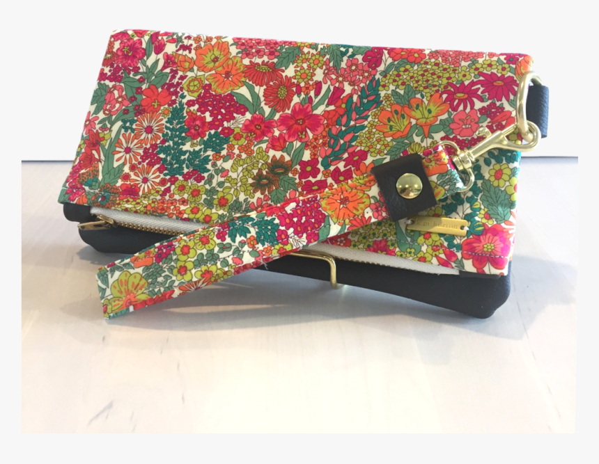 Liberty Print Fold Over Wristlet - Wallet, HD Png Download, Free Download