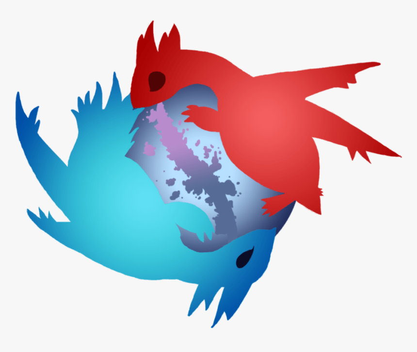 Latios Latias Yin Yang, HD Png Download, Free Download