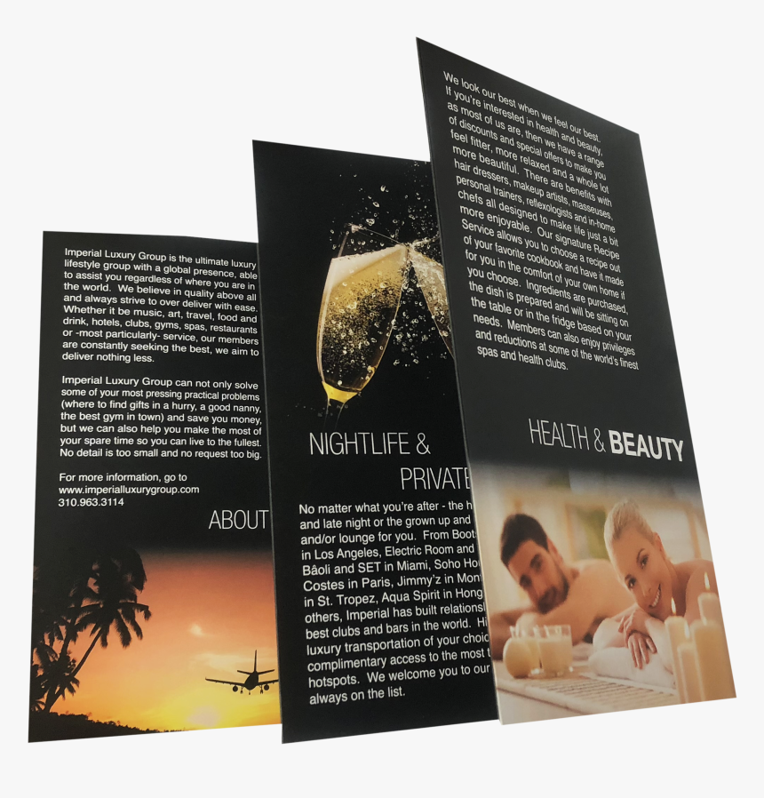 Five Fold, Folded, 4 Color, Print Sample - Five Fold Brochure, HD Png Download, Free Download