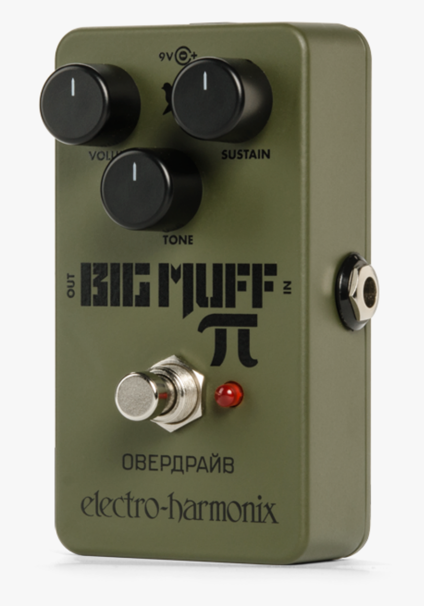 Electroharmonix Green Russian Big Muff Reissue Fuzz - Eussian Big Muff, HD Png Download, Free Download