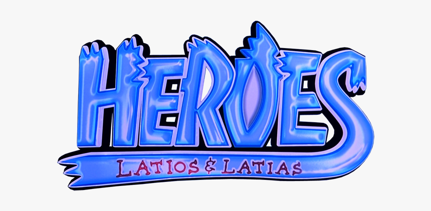 La Mejor Enciclopedia Pokémon - Pokemon Heroes Latios And Latias Logo, HD Png Download, Free Download