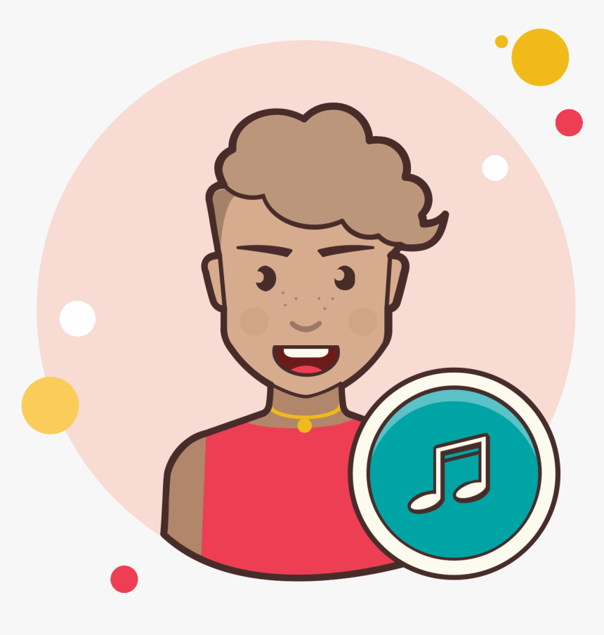 Musician Female Icon - Png Vector Music, Transparent Png, Free Download