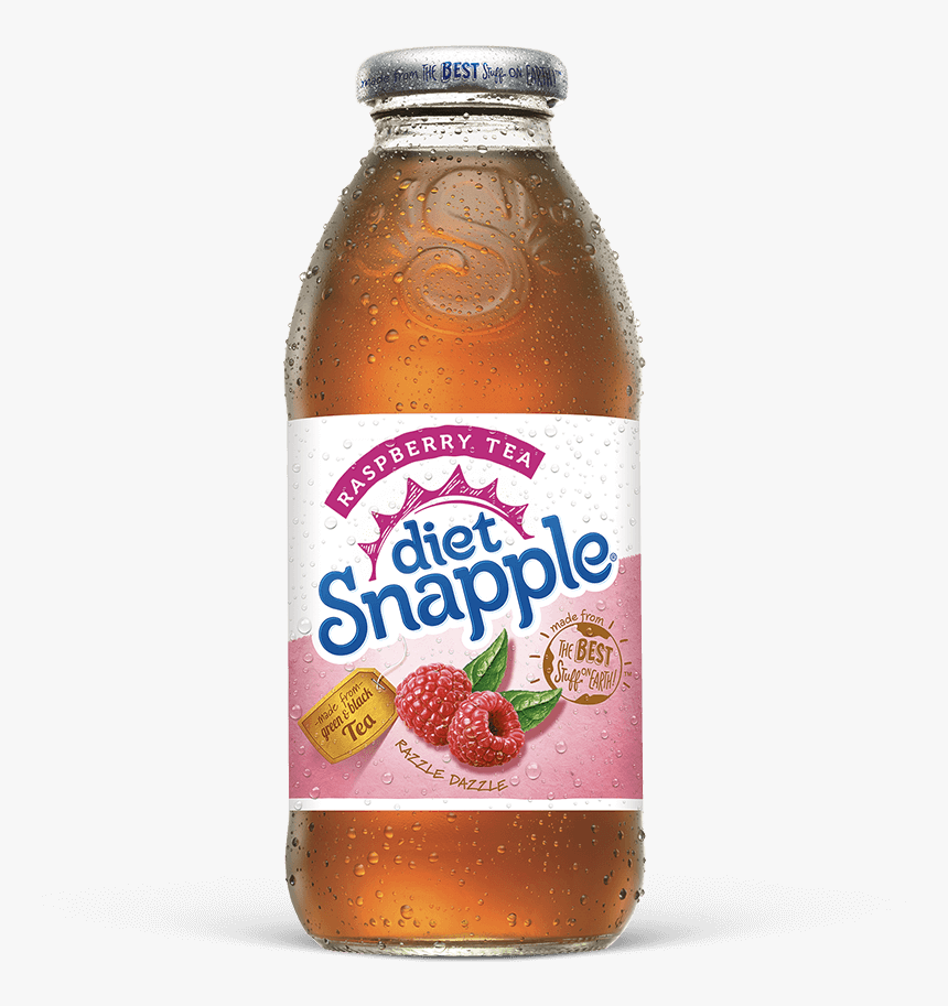 Snapple Bottle Png - Diet Snapple Raspberry Tea 16 Fl Oz, Transparent Png, Free Download