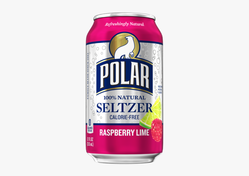 Raspberry-lime Polar Seltzer - Polar Seltzer Black Cherry, HD Png Download, Free Download