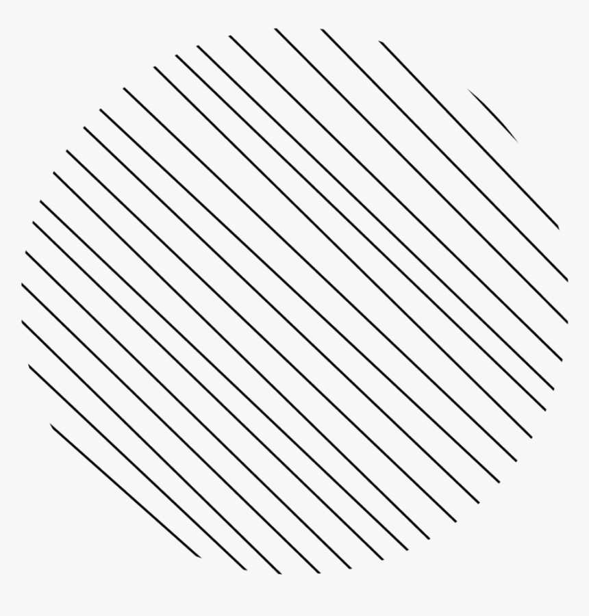 #round #circle #lines #parallellines #geometric #decor - Circle, HD Png Download, Free Download