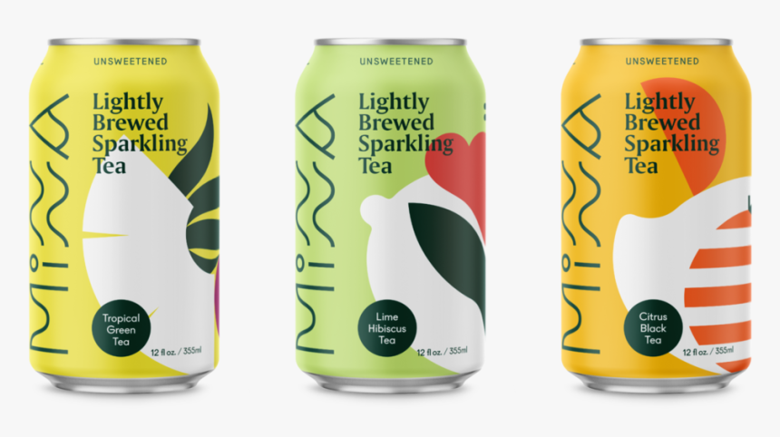 Minna Cans Three Up Home - Minna Organic Sparkling Tea, HD Png Download, Free Download