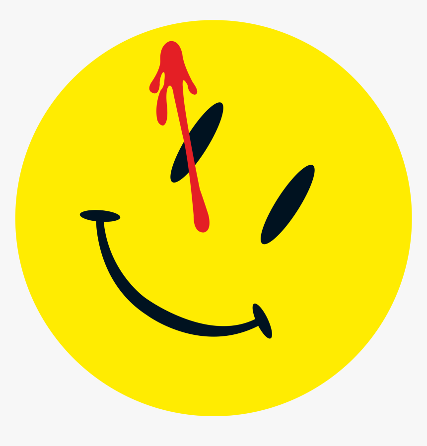 Watchmen Smiley Face Png, Transparent Png, Free Download