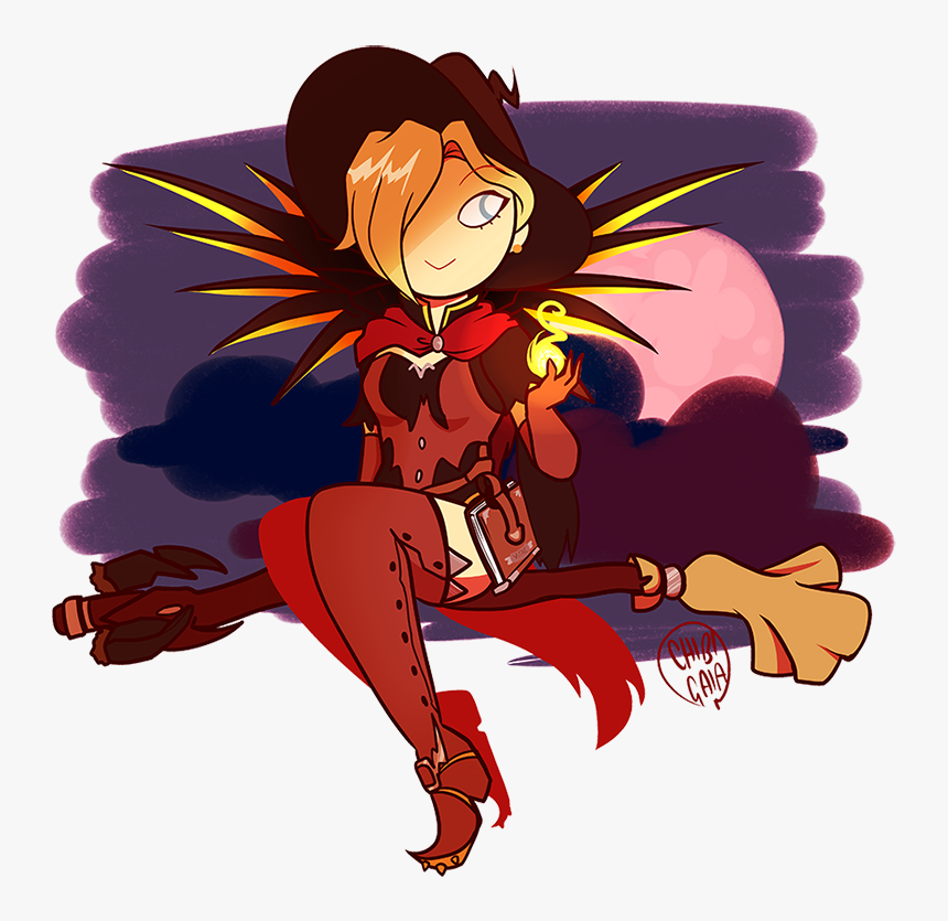 #mercy #witch Mercy #mercy Bruja #overwatch #halloween - Witch Mercy Transparent Gif, HD Png Download, Free Download