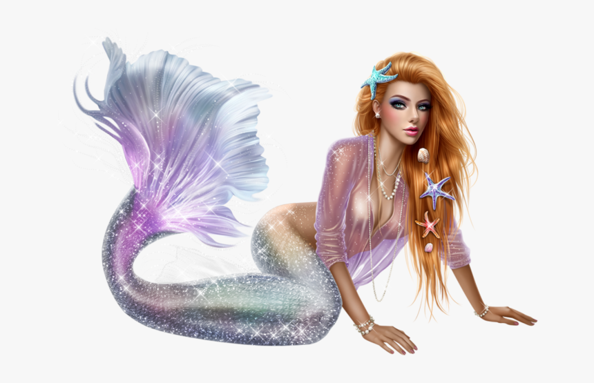 Mon Image - Mermaid Girl Png, Transparent Png, Free Download