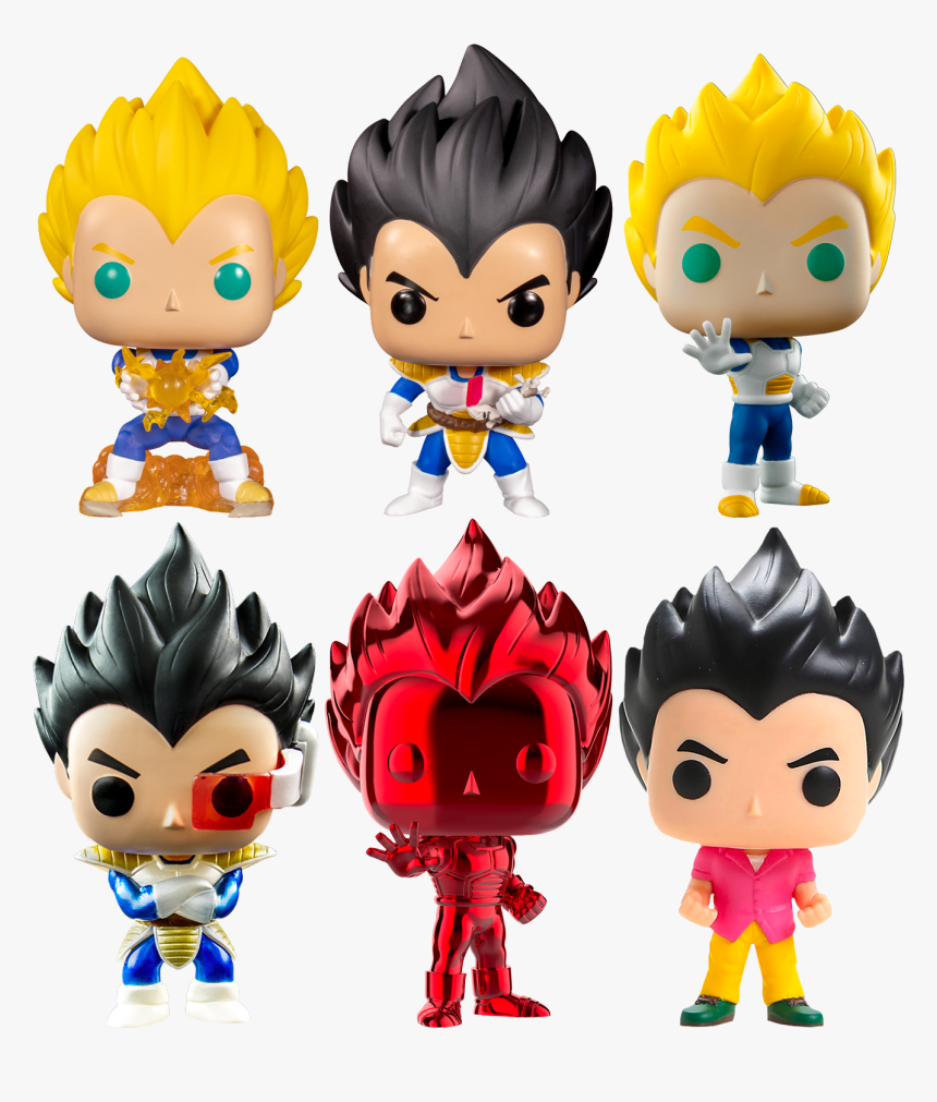 Dragon Ball Z - Red Chrome Vegeta Funko Pop, HD Png Download, Free Download