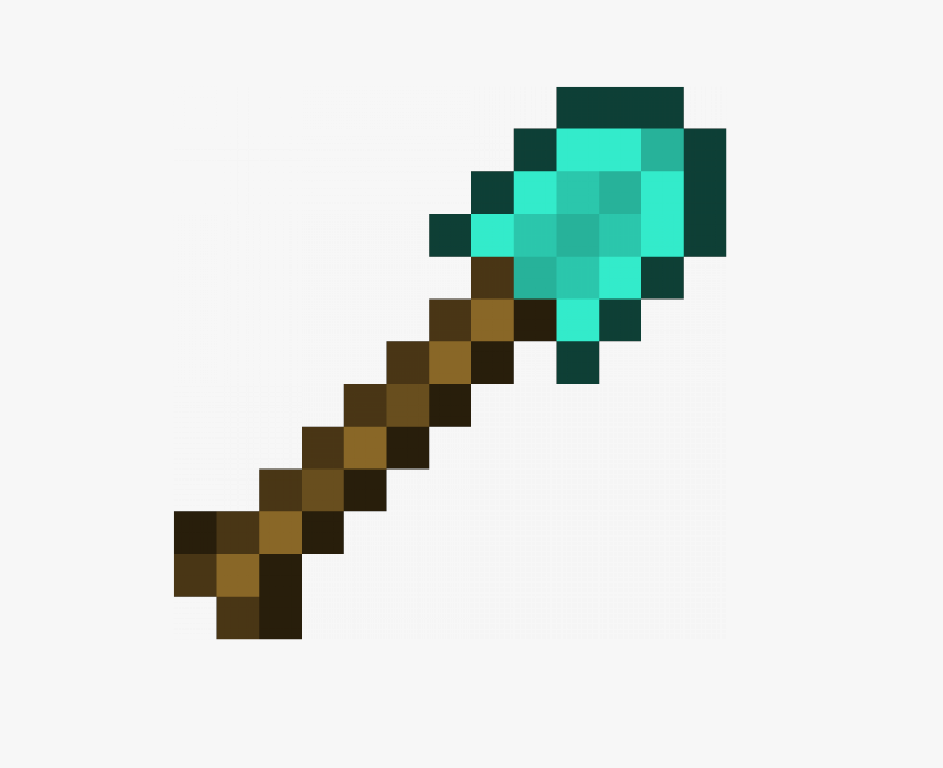 Minecraft Diamond Shovel, HD Png Download, Free Download