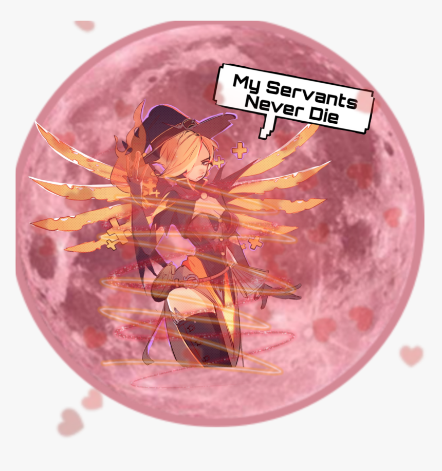 #mercy #witch #moon - Moon, HD Png Download, Free Download