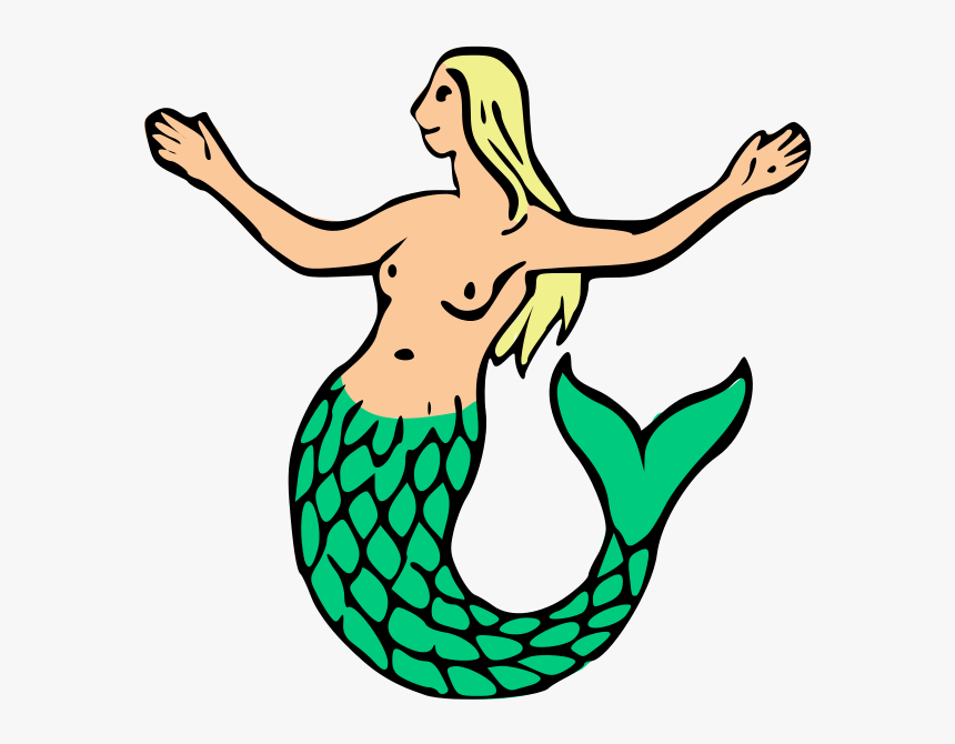 Mermaid Heraldry, HD Png Download, Free Download