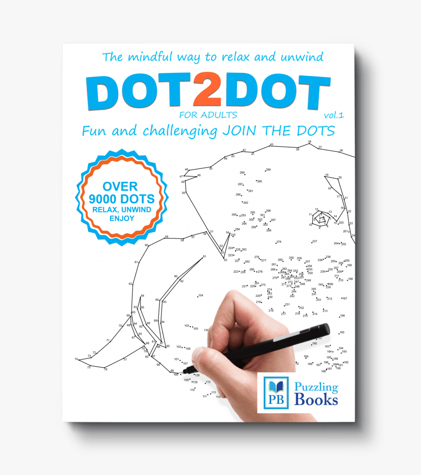 Dot To Dot Books For Adults Volume - Dot To Dot For Adults Fun And Challenging Join The, HD Png Download, Free Download