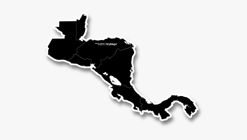 Central America - Mapa Centro America Vector, HD Png Download, Free Download