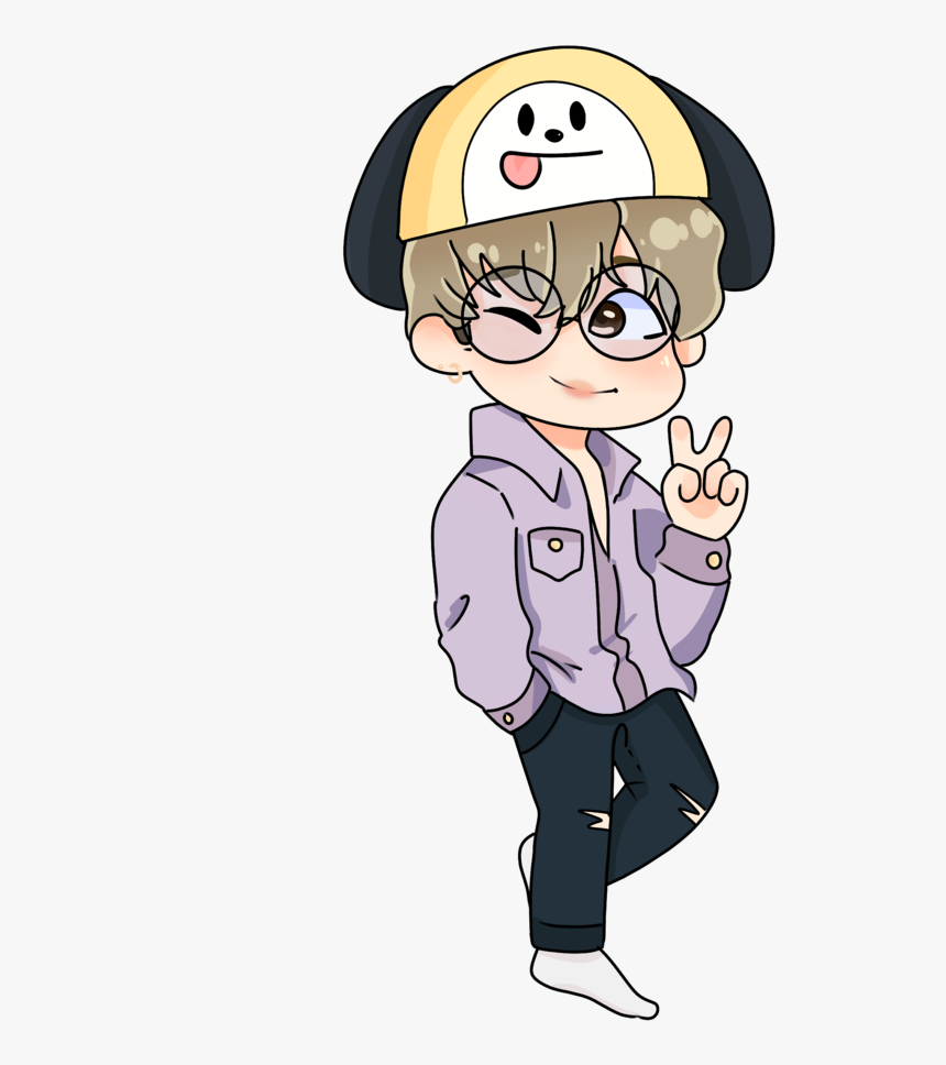 Jimin Bts - Cartoon, HD Png Download, Free Download