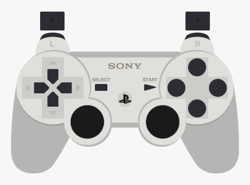 Fightstick Png , Png Download - Ps4 Controller Actual Size, Transparent Png, Free Download