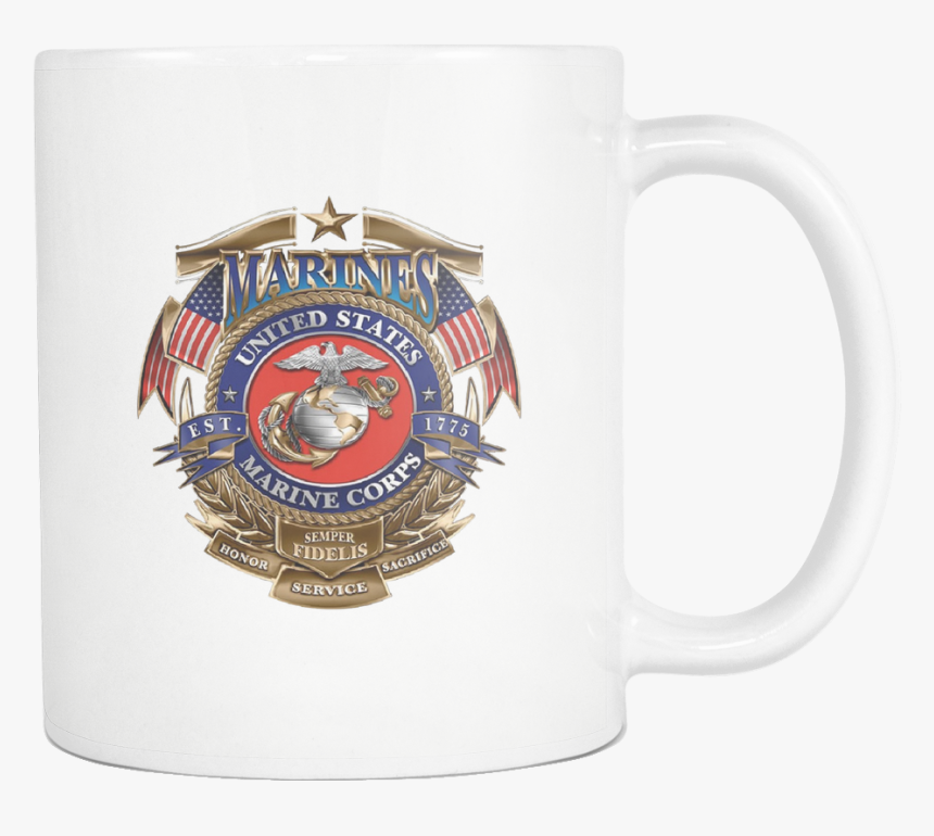 Buy U - S - M - C - Honor Service & Sacrifice Semper - High Resolution Us Marines Logo, HD Png Download, Free Download
