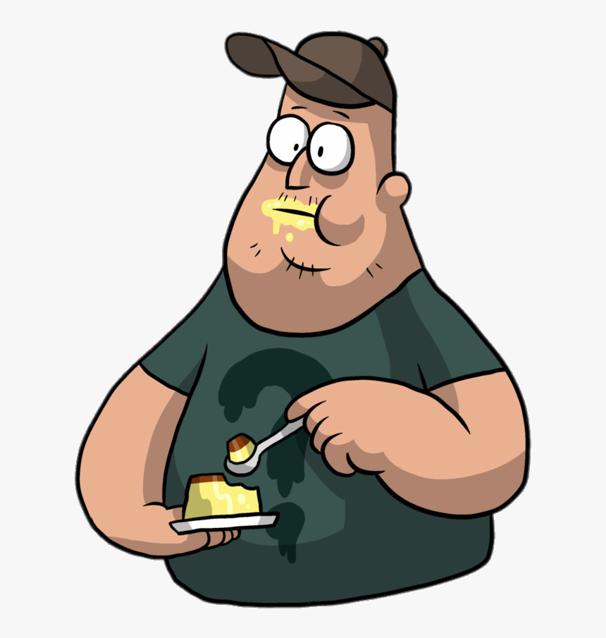 Gravity Falls Soos Ramirez Eating Pie - Soos Gravity Falls Png, Transparent Png, Free Download