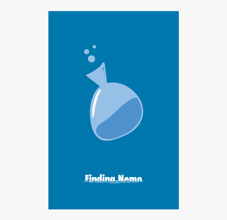 Minimalist Movie Poster Finding Nemo, HD Png Download, Free Download