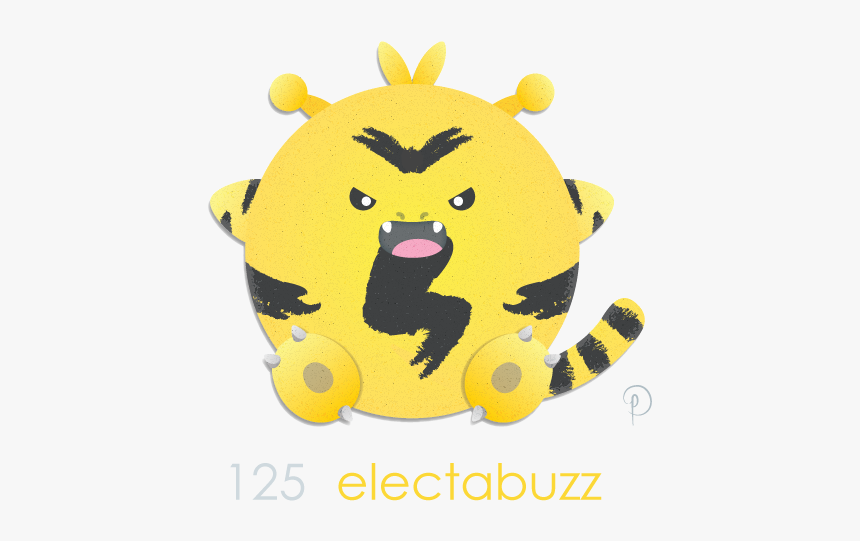 Electabuzz Remix 
this Fuzz Electric Goblin Cat Creature - Cartoon, HD Png Download, Free Download