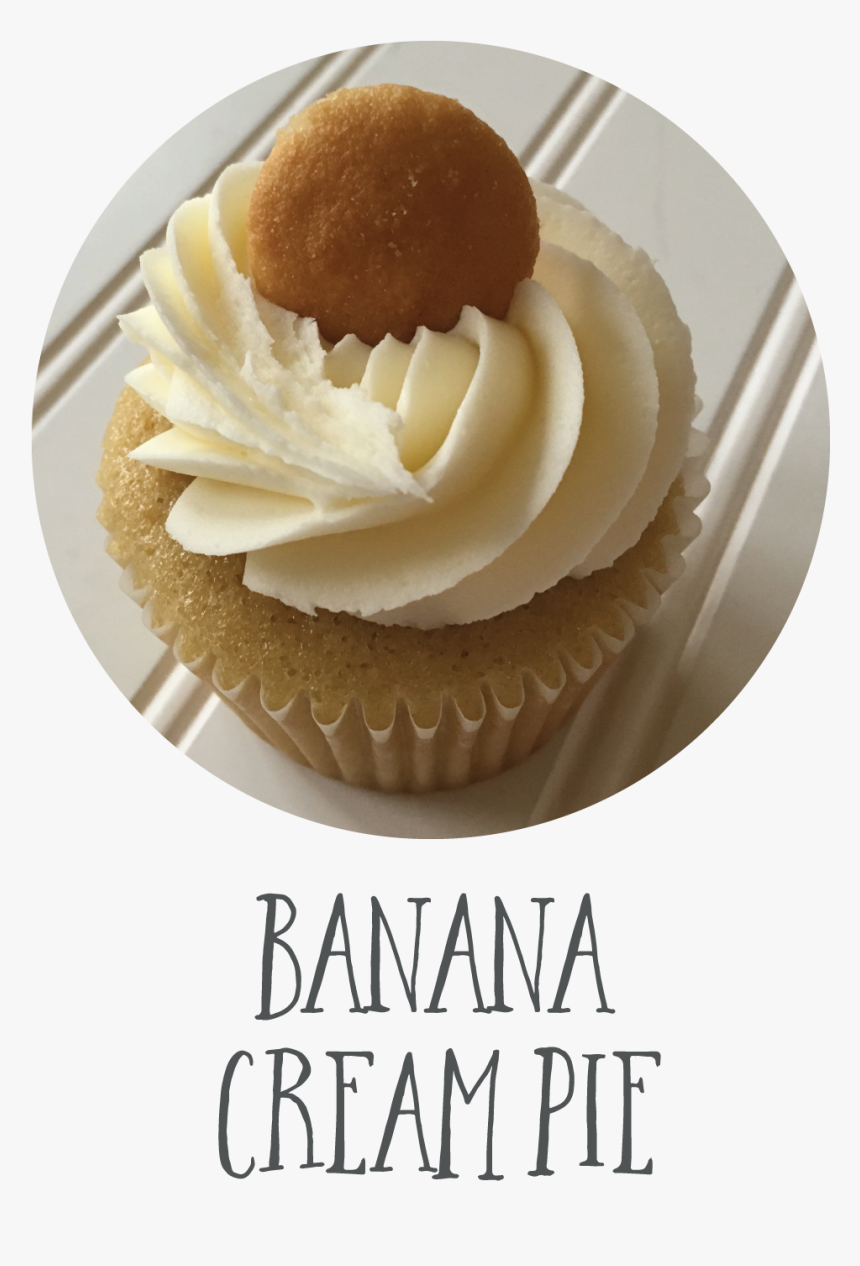 Banana Cream Pie - Cupcake, HD Png Download, Free Download