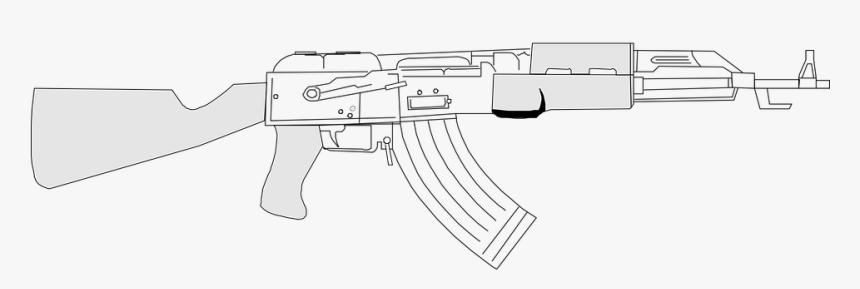 Ak 47 Clip Art, HD Png Download, Free Download