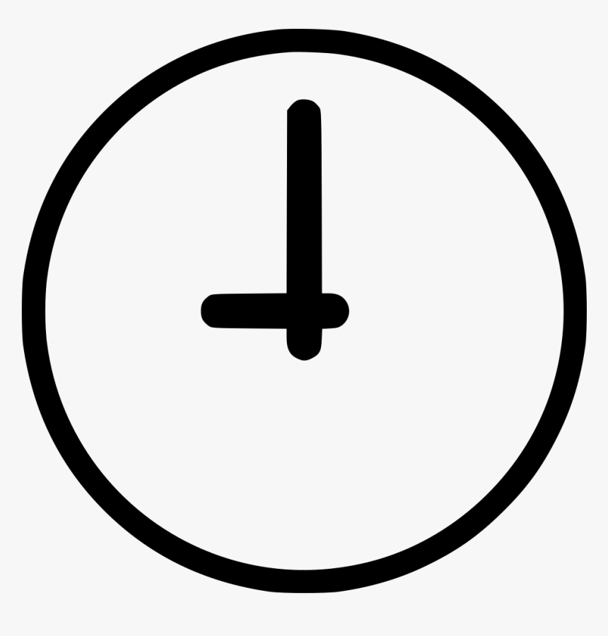 Vector Black And White Library Clock Schedule Measure Hd Png