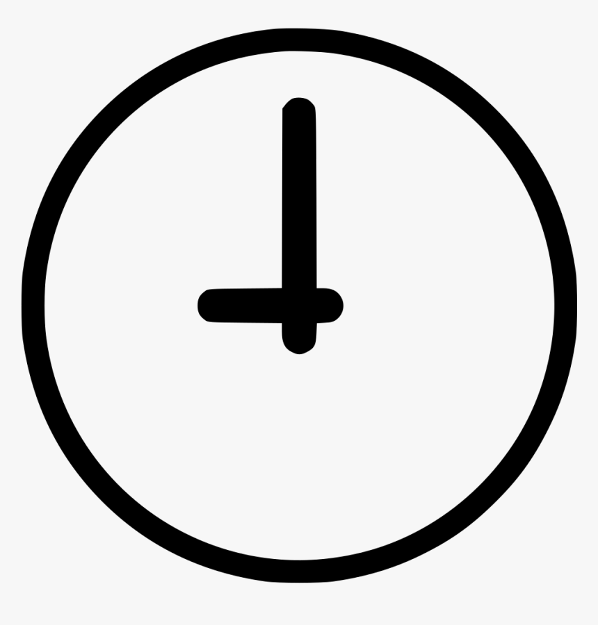 Vector Black And White Library Clock Schedule Measure, HD Png Download, Free Download