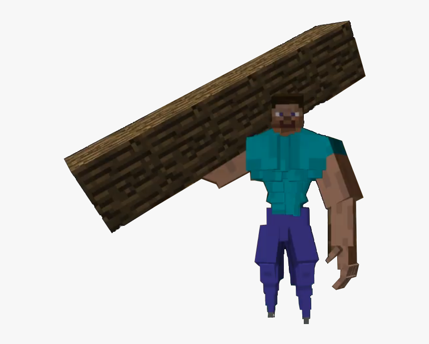 Minecraft Cursed Buff Steve, HD Png Download, Free Download