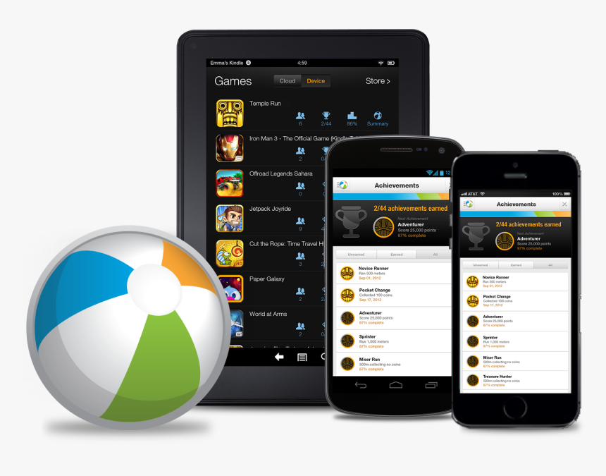 Ios Beachball Amazon Gamecircle - Game Circle On Amazon Fire, HD Png Download, Free Download