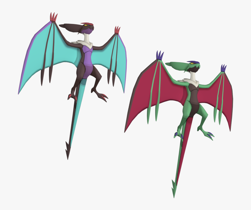 Download Zip Archive - Pokemon Noivern 3d, HD Png Download, Free Download