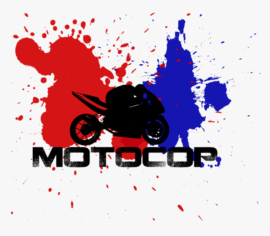 Achievement Hunter Motocop Shirt Art - Transparent Orange Paint Splatter, HD Png Download, Free Download
