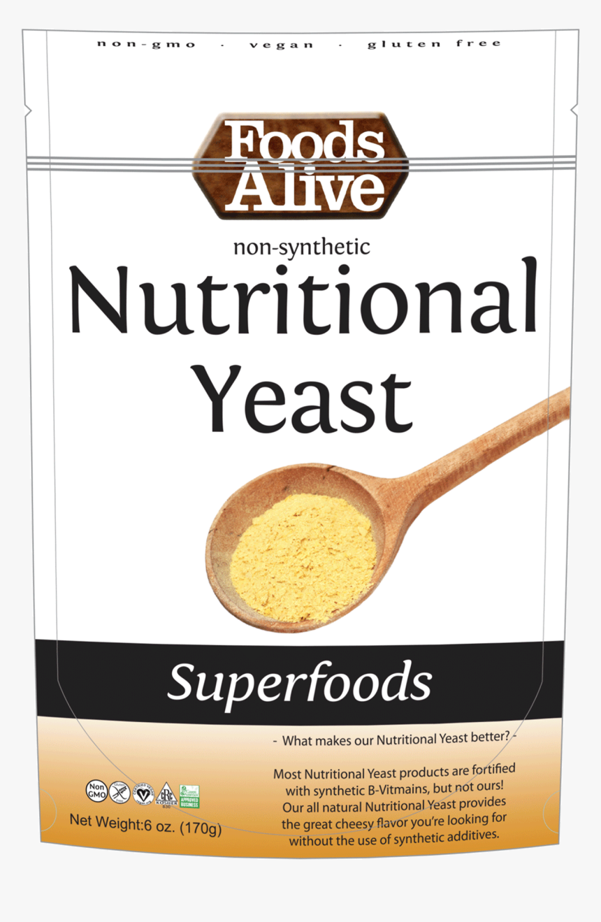 Foods Alive Nutritional Yeast, Non-fortified - Mixed Spice, HD Png Download, Free Download