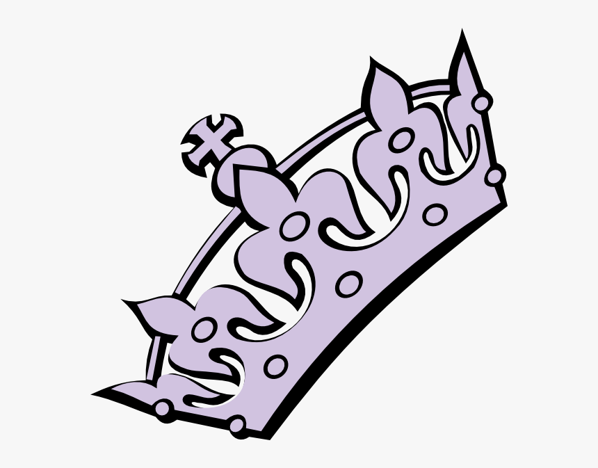 Transparent Princess Clip Art - Tilted King Crown Clip Art, HD Png Download, Free Download