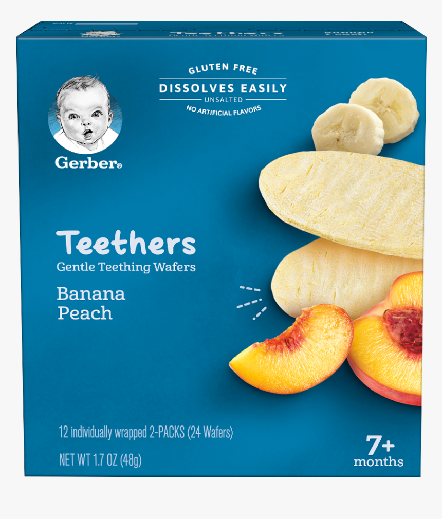 Gerber Teethers Banana Peach, HD Png Download, Free Download